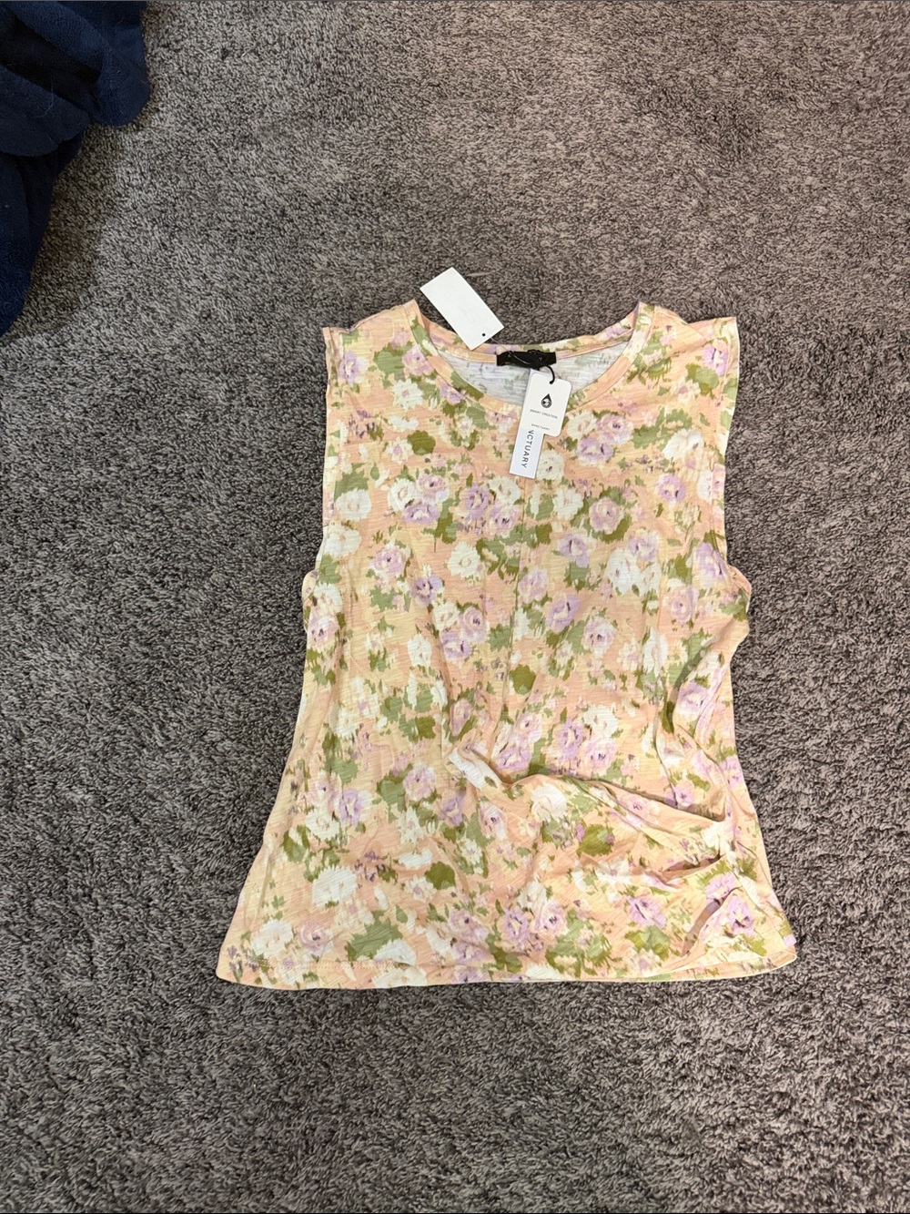Sanctuary NWT Lightweight Floral Tank Top Women’s Large - Picture 2 of 5